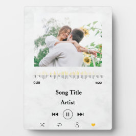 Aangepaste naam & fotoliefhebber voor het paar fotoplaat