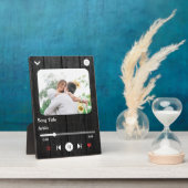 Aangepaste naam & fotoliefhebber voor het paar fotoplaat (Zijkant)