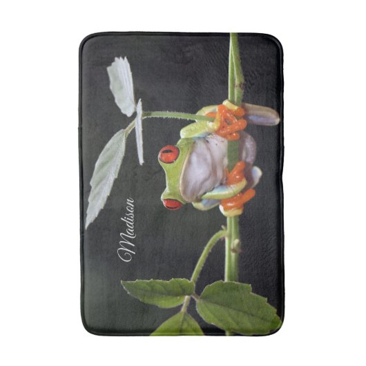 Aangepaste naam Frog Bath Mat (Voorkant Verticaal)
