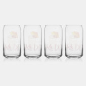 Aangepaste naam Frozen Drink Tiki Bar Blikvorm Glas (Achterkant)