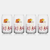 Aangepaste naam Frozen Drink Tiki Bar Blikvorm Glas (Voorkant)