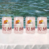 Aangepaste naam Frozen Drink Tiki Bar Blikvorm Glas