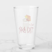 Aangepaste naam Frozen Drink Tiki Bar Glas (Achterkant)