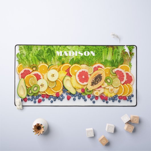 Aangepaste naam Fruit & Salade Bureaumat (Kindertafel)