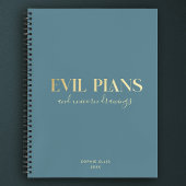 Aangepaste naam Fun Cool Chic EVIL PLANNER Planner Notitieboek