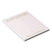 Aangepaste naam Fun List Liefhebber Pastel Roze Mi Notitieblok (Schuin)