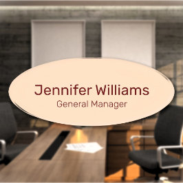 Aangepaste naam Functietitel Medewerker Naambadge