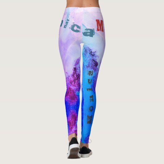 Aangepaste naam Funky Leggings (Achterkant)