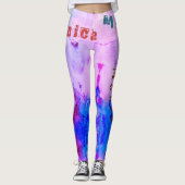 Aangepaste naam Funky Leggings (Voorkant)