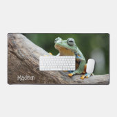 Aangepaste naam Funny Frog Bureaumat (Keyboard & Muis)