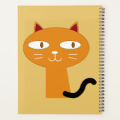 Aangepaste naam Funny Lovely Cat Lover Attitude Planner (Achterkant)