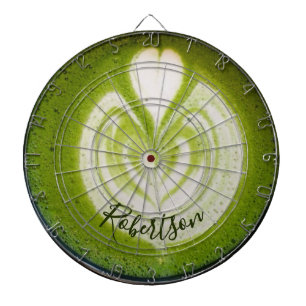 Aangepaste naam Funny Matcha Latte Liefhebber Groe Dartbord