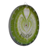 Aangepaste naam Funny Matcha Latte Liefhebber Groe Dartbord (Voorkant Links)