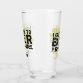 Aangepaste naam Funny Modern Pint Beer Glas (Links)