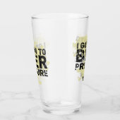 Aangepaste naam Funny Modern Pint Beer Glas (Rechts)