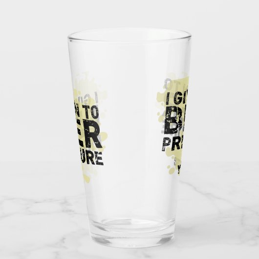 Aangepaste naam Funny Modern Pint Beer Glas (Rechts)