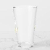Aangepaste naam Funny Modern Pint Beer Glass Glas (Rechts)