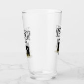 Aangepaste naam Funny Modern Pint Beer Glass Glas (Rechts)