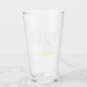 Aangepaste naam Funny Modern Pint Beer Glass Glas (Voorkant)