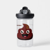 Aangepaste naam Funny POOP Waterfles (Voorkant)