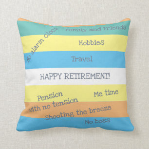 Aangepaste naam Funny Retirement No Clock Boss Ten Kussen