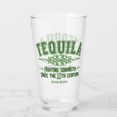 Aangepaste naam Funny TEQUILA Glas (Achterkant)