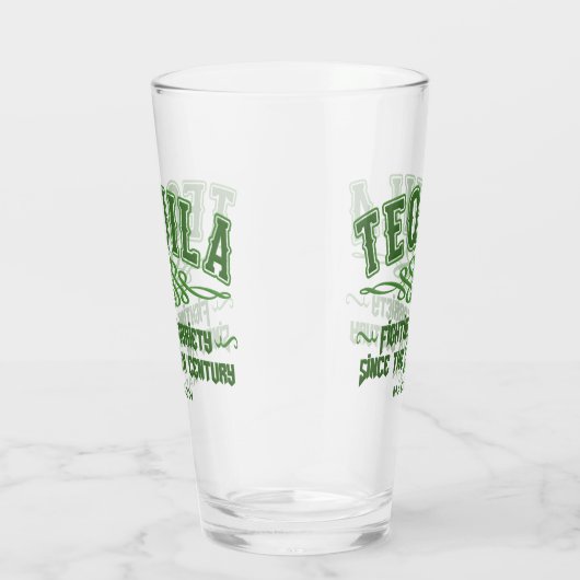 Aangepaste naam Funny TEQUILA Glas (Rechts)