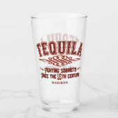 Aangepaste naam Funny TEQUILA Glass Glas (Voorkant)