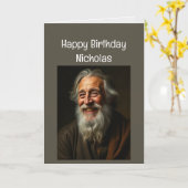 Aangepaste Naam Funny Verjaardag Life Humor Kaart (Gele Bloem)