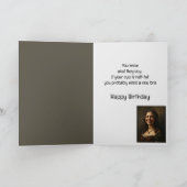 Aangepaste Naam Funny Verjaardag Nieuwe BH Nodig Kaart (Binnen)