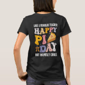 Aangepaste naam Funny Wiskunde Shirt- Pi Day T-shirt (Achterkant)