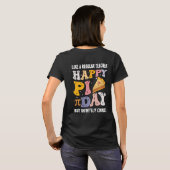 Aangepaste naam Funny Wiskunde Shirt- Pi Day T-shirt (Achterkant volledig)