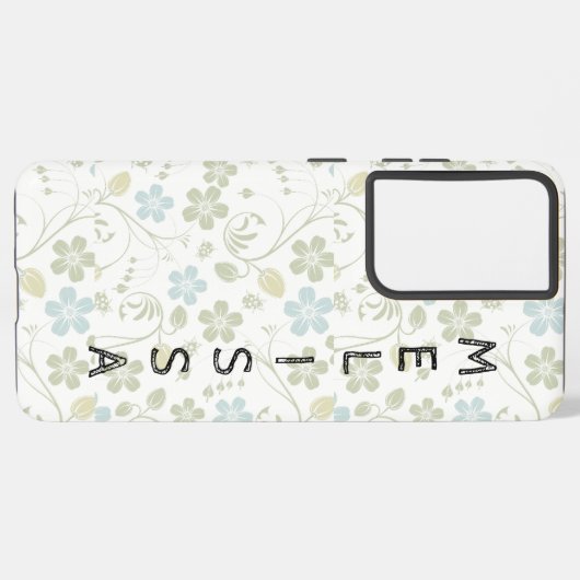 Aangepaste naam Galaxy S21 Ultra Hoesje Samsung Galaxy Hoesje (Linkerkant)