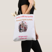Aangepaste naam Galentine's Day Beste Vriendinnen Tote Bag (Dichtbij)