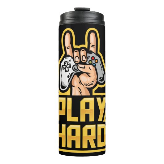 Aangepaste naam Gamer Thermosbeker (Voorkant)