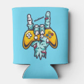 Aangepaste naam Gamer Zombie Blikjeskoeler (Achterkant)