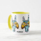 Aangepaste naam Gamer Zombie Mok (Voorkant links)