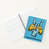 Aangepaste naam Gamer Zombie Notitieboek (Binnen)