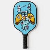 Aangepaste naam Gamer Zombie Pickleball Paddle (Voorkant)