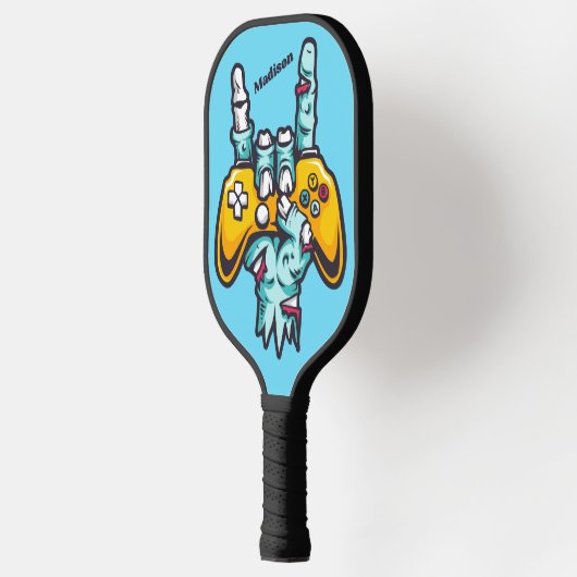 Aangepaste naam Gamer Zombie Pickleball Paddle (Links)