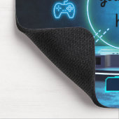 Aangepaste naam Gaming Neon Controller Pod Muismat (Hoek)