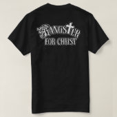 Aangepaste naam Gangster voor Christus T-shirt (Design achterkant)