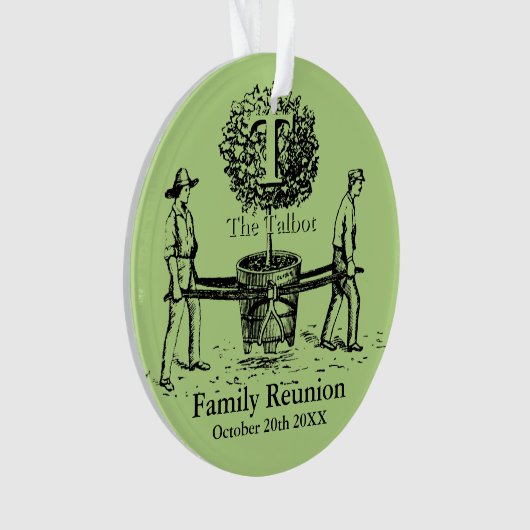 Aangepaste naam Gardeners Family Reunion ornament (voorkant)