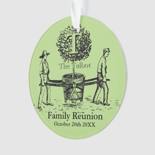Aangepaste naam Gardeners Family Reunion ornament (voorkant)