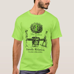 Aangepaste naam Gardeners Family Reunion t-shirt