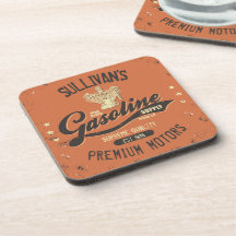 Aangepaste naam Gasoline Motors Retro Mechanic Gar