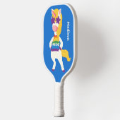 Aangepaste naam Gay Eenhoorn Pickleball Paddle (Links)