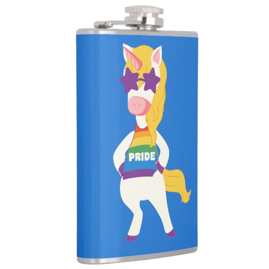 Aangepaste naam Gay Unicorn Heupfles (Rechts)