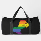Aangepaste naam Gay Unicorn Plunjezak (Achterkant)