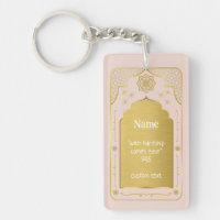 Aangepaste Naam Gebedsmat Gift, Roze Goud Islamiti